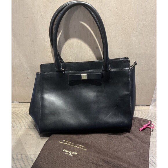 Kate Spade Satchel Purse Shoulder Bag Carryall Montford Park Jovie Zip Black - Picture 1 of 14